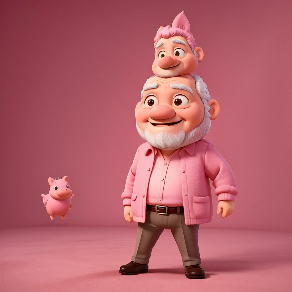 President Lula in a pink flying pig