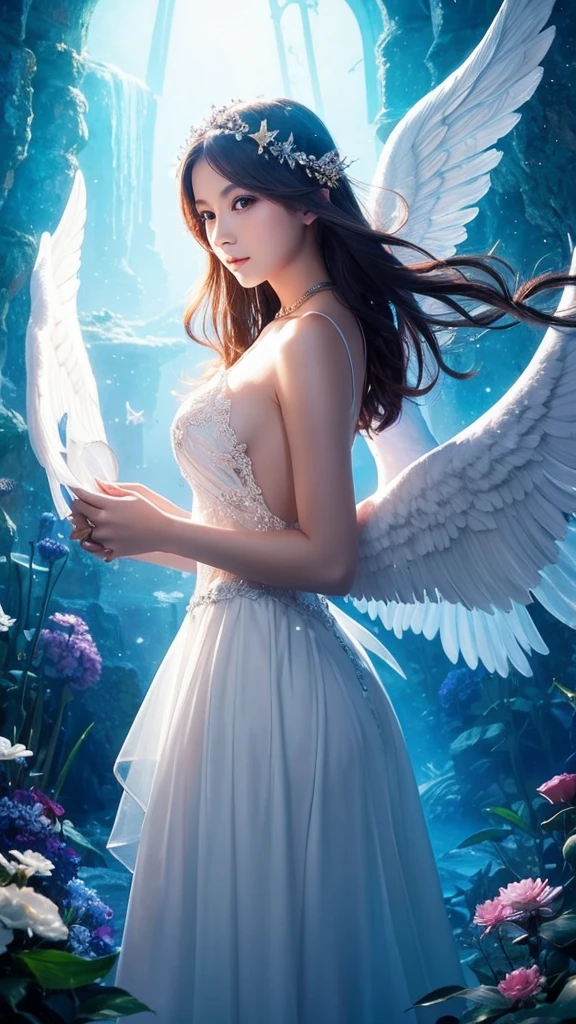 A world full of beautiful angels, a gorgeous world, a mysterious world