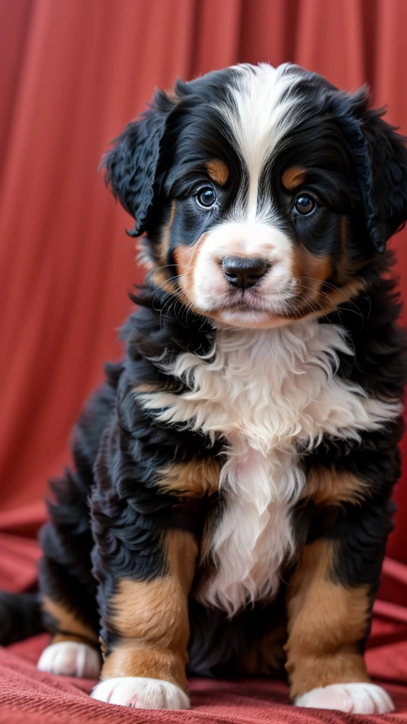 bernese mountain puppy
