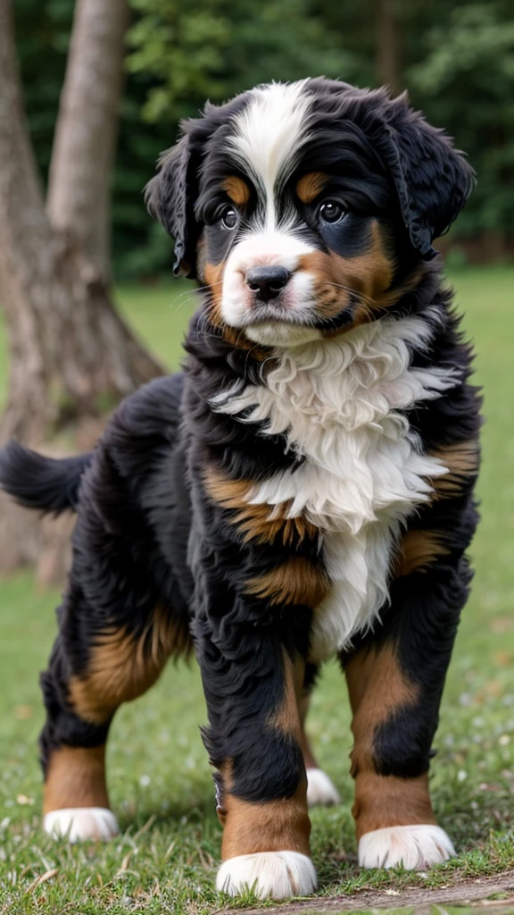 bernese mountain puppy