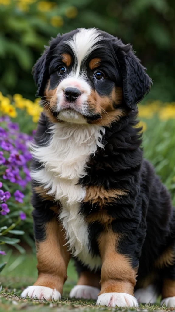 bernese mountain puppy