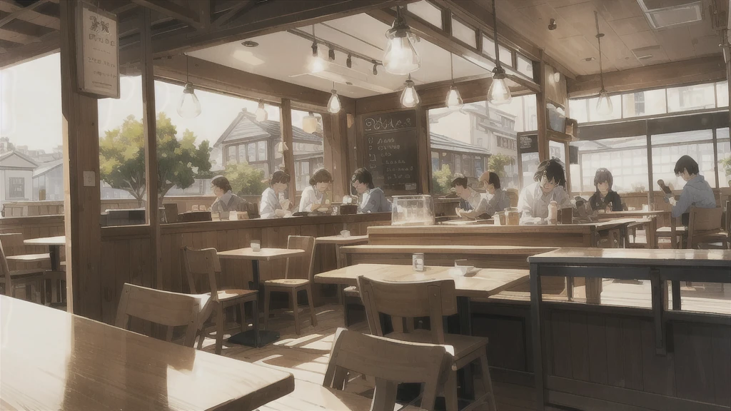 cafe、study