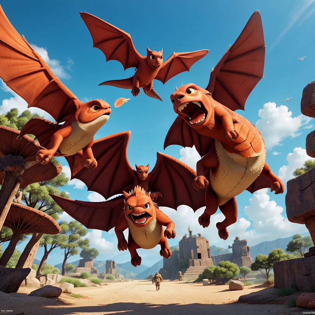 Caraxes flying with Daemon