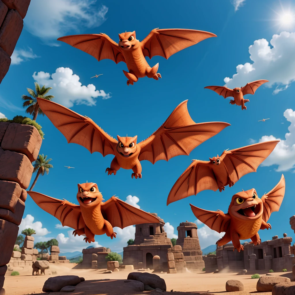 Caraxes flying with Daemon