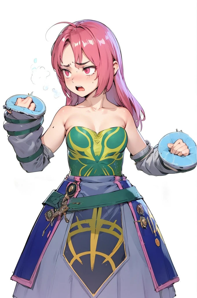 beautiful girl,Twenty years old,anger,Guts pose,dress,skirt,4K,8K,Highest quality