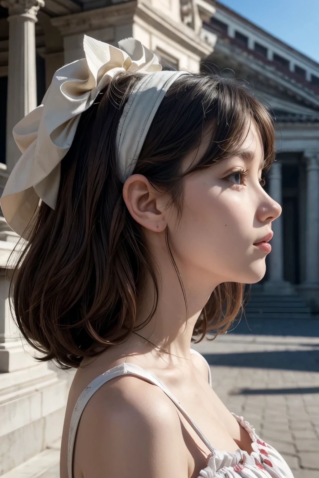 Generate a profile photo on the pediment