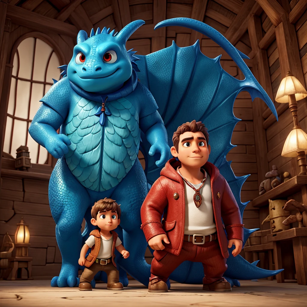 Caraxes and Daemon from the House of the Dragon series