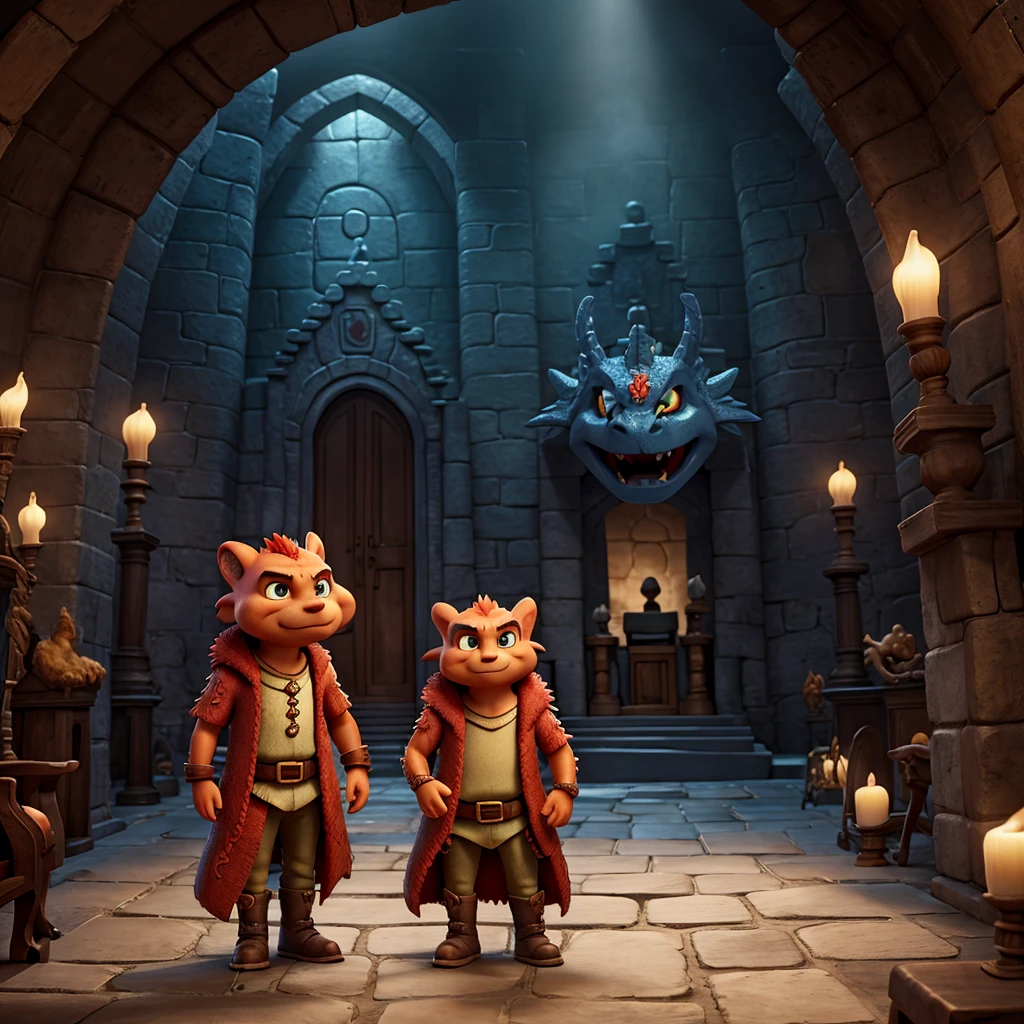 Caraxes and Daemon from the House of the Dragon series