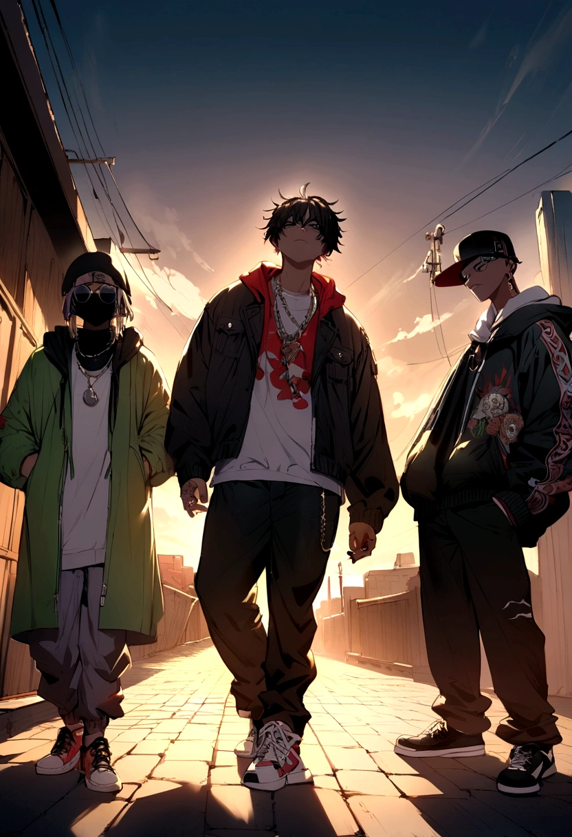 Rapper 3 people gang gang 
