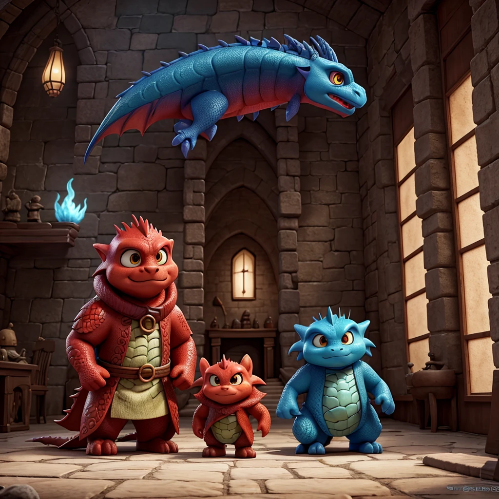 Caraxes and Daemon Targeryan from the House of the Dragon series