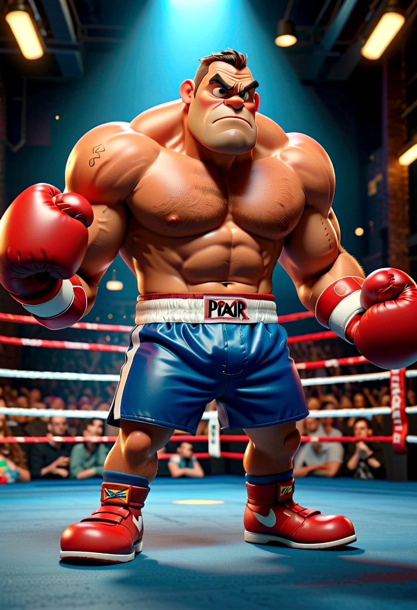 Pixar style,3d,Boxer