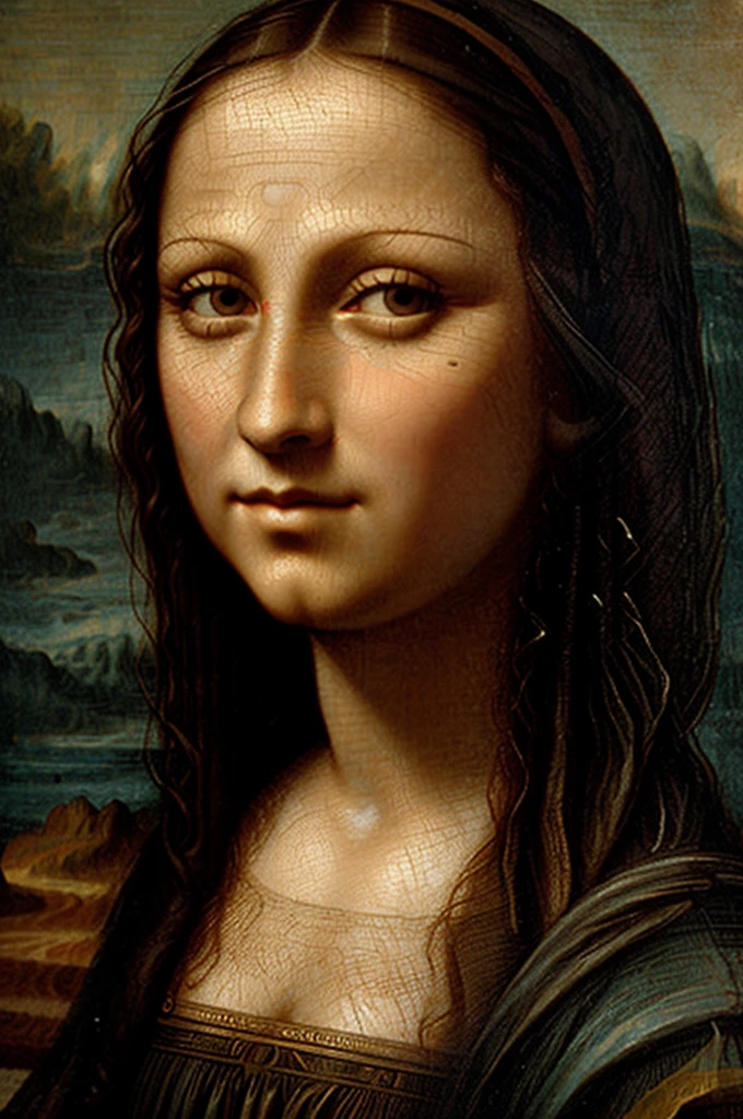 Mona Lisa in makeup