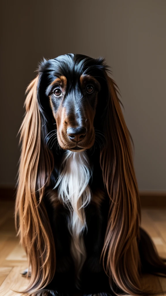  Afghan hound puppy