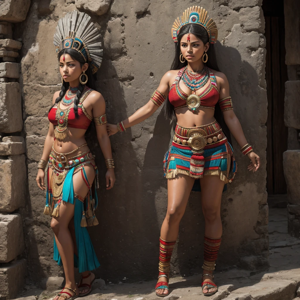 Full body Mayan woman 