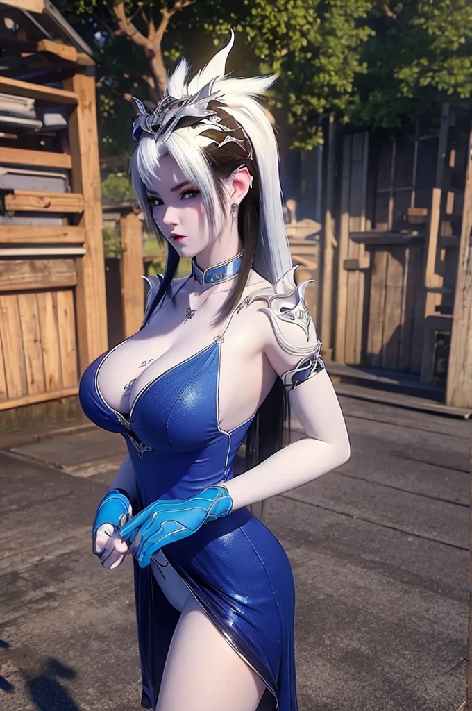 blue sport wear, sexy, HDR. looking at viewer, 4k resolution, pov, white skin, standing pose, asian