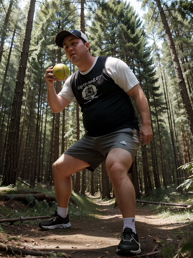 Bass and Ball went to the forest and Bass was hungry but found KTC in the forest.(Bass is a fat .)