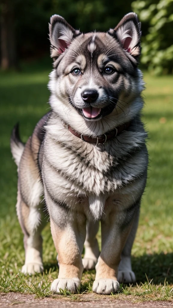 norwegian elkhound puppy
