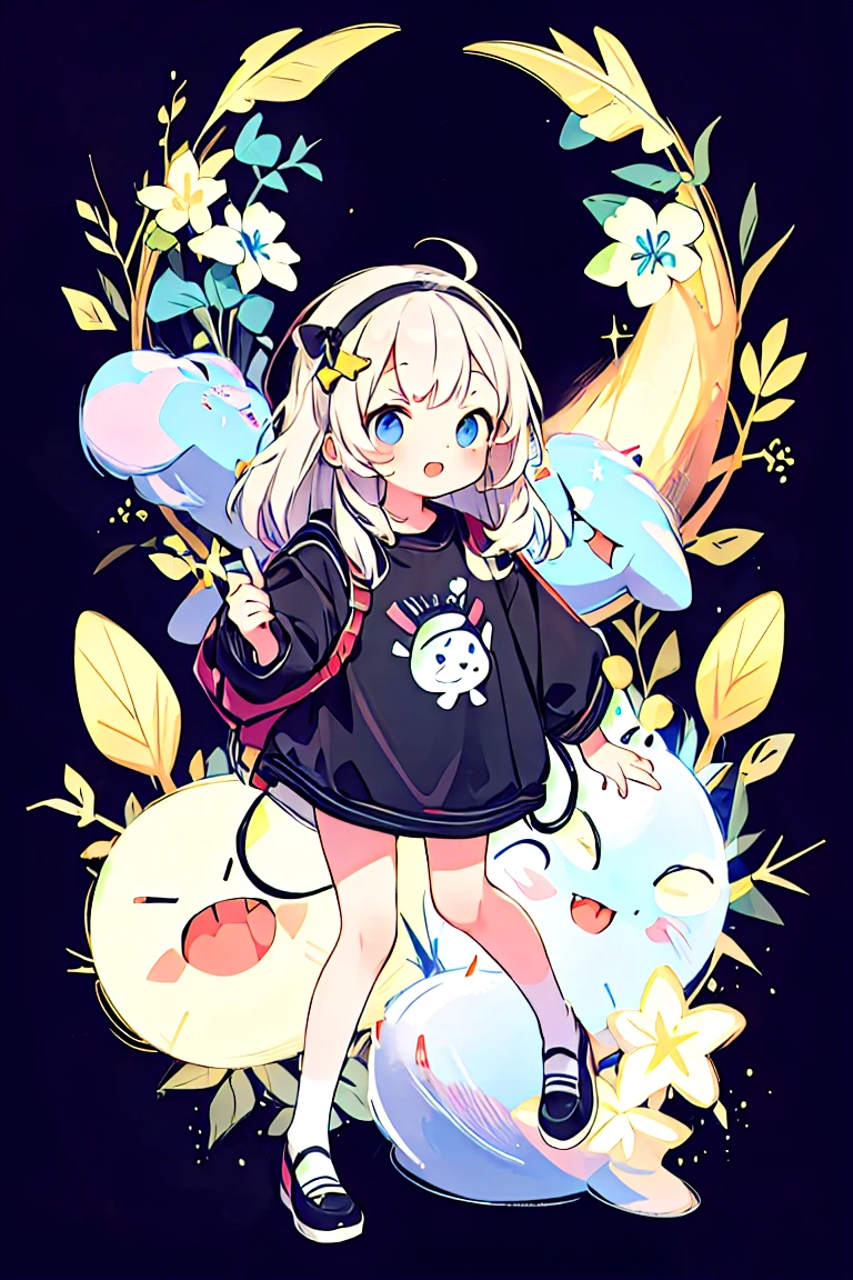 Sticker,Masterpiece,best quality,highres,high quality, mj-tyg,solo,(1girl:1.1),naughty,plain dark Black background