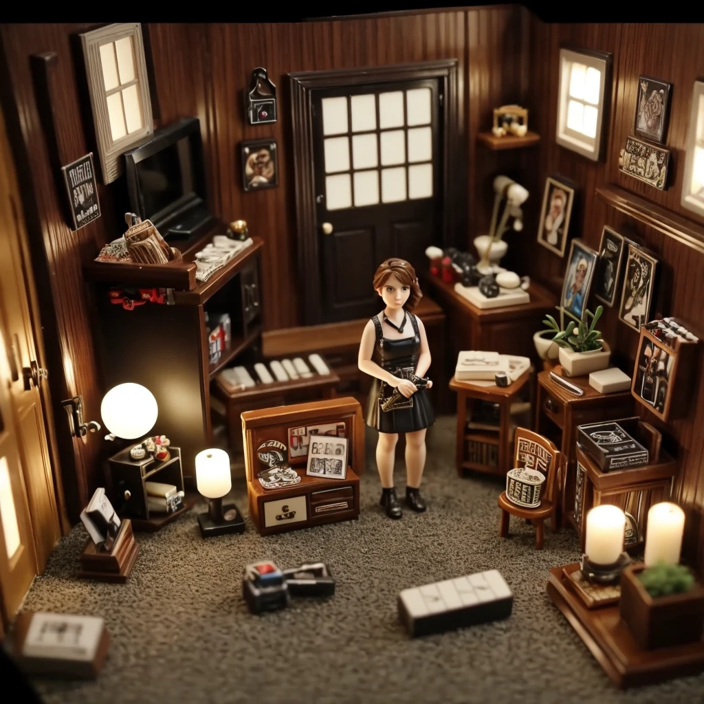 miniatures, for YouTube video, themed Movie Teaser, called "my life"