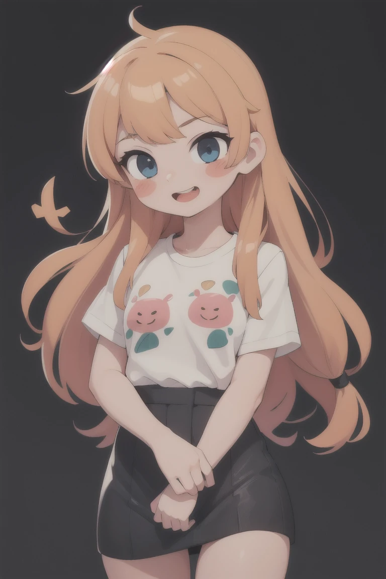 Sticker,Masterpiece,best quality,highres,high quality, mj-tyg,solo,(1girl:1.1),naughty,plain dark Black background