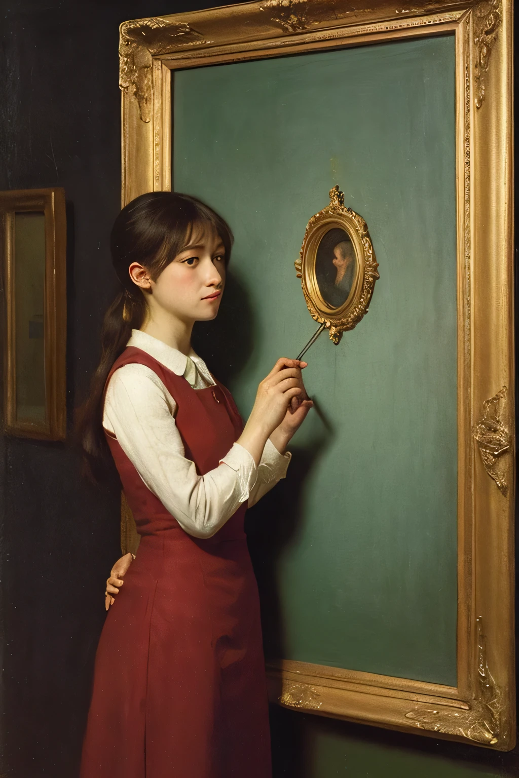 Metaphysics vs. Physics. Vilhelm Hammershoi