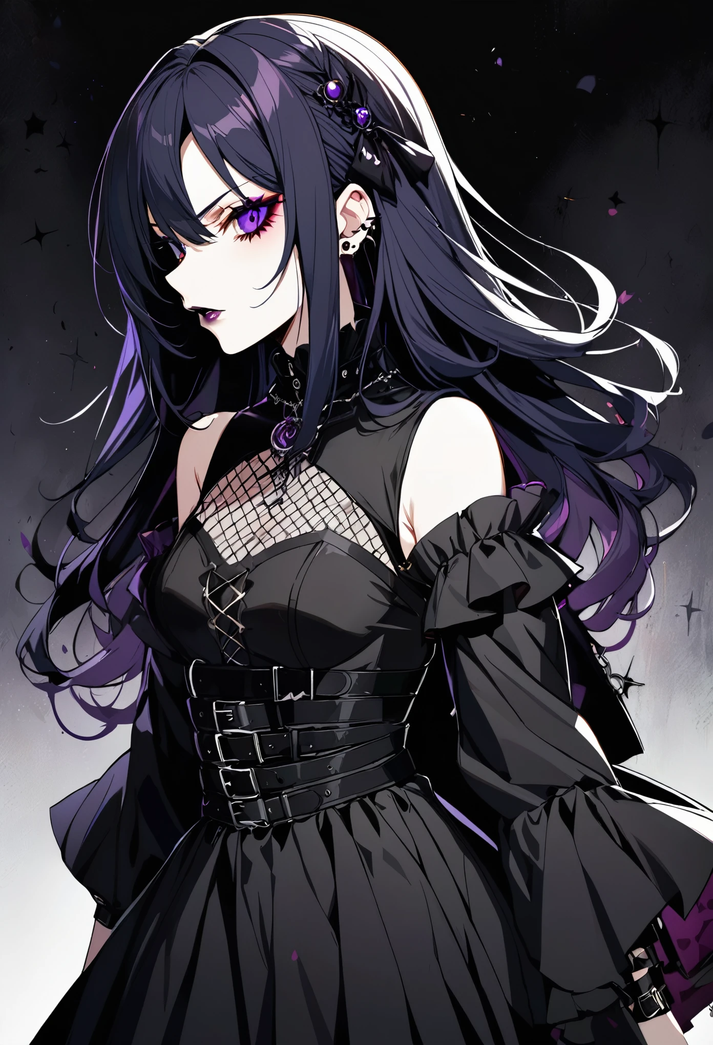 1 girl, goth