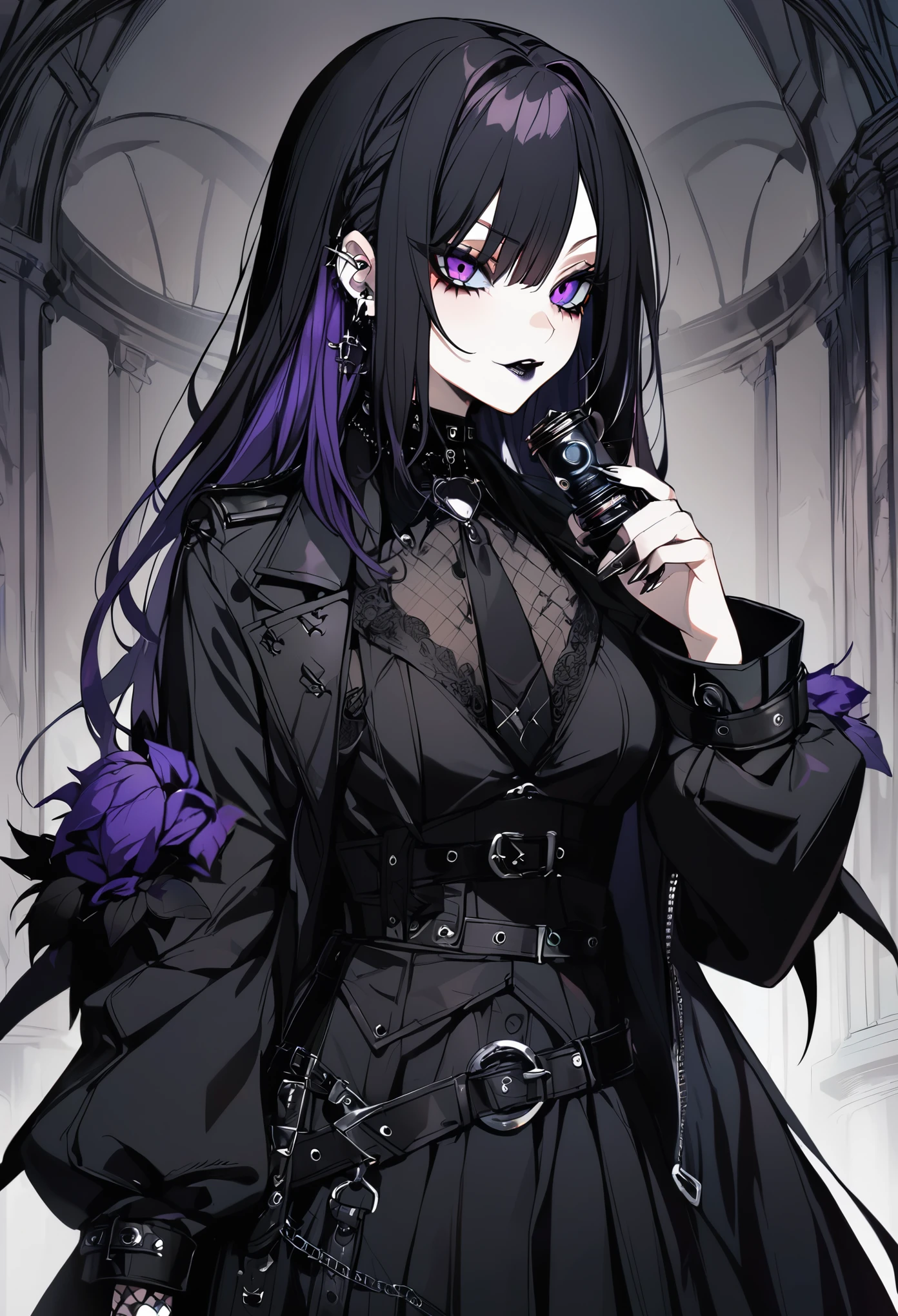 1 girl, goth