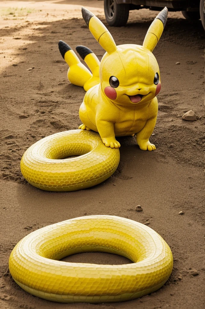 Combinar sandaconda y pikachu