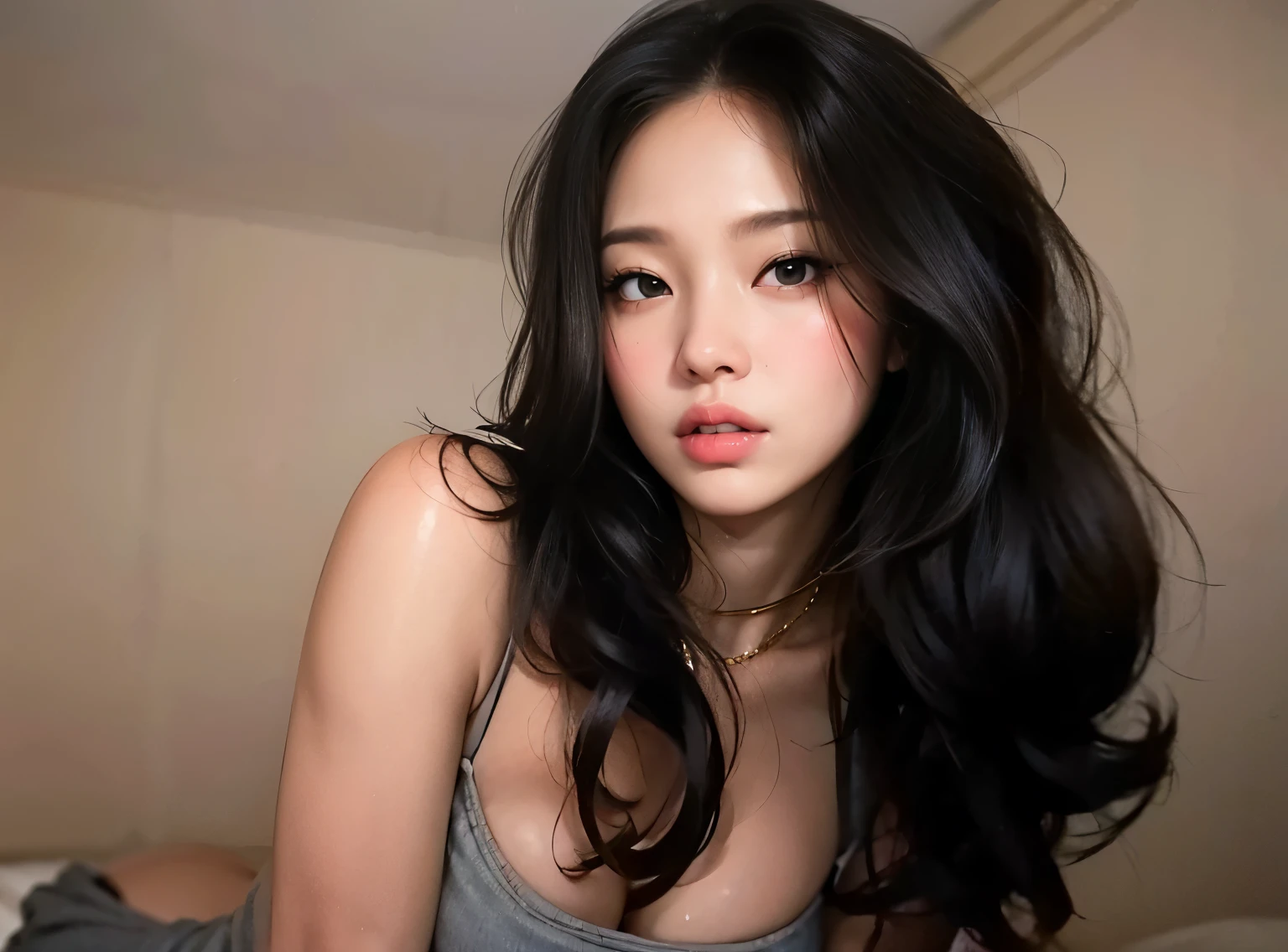 Jenni Blackpink HD with cute lips and huge breasts