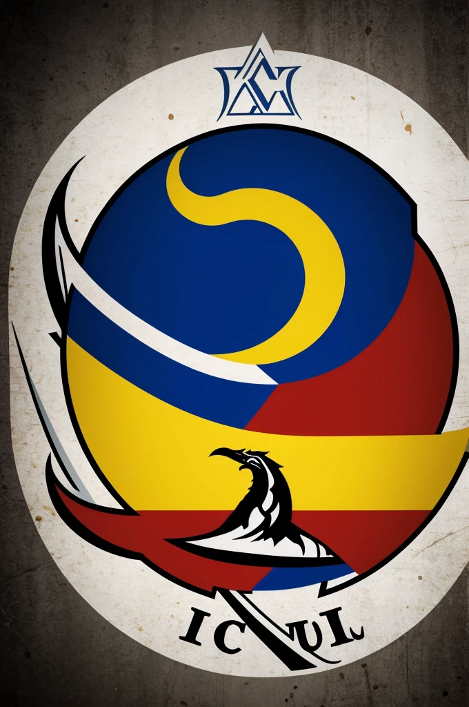 A logo for a clan that has the theme of the Venezuelan flag and that has the name CR> VzL@