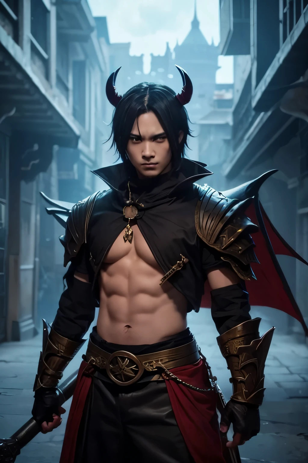 Demon King,Mini character,Lack of confidence