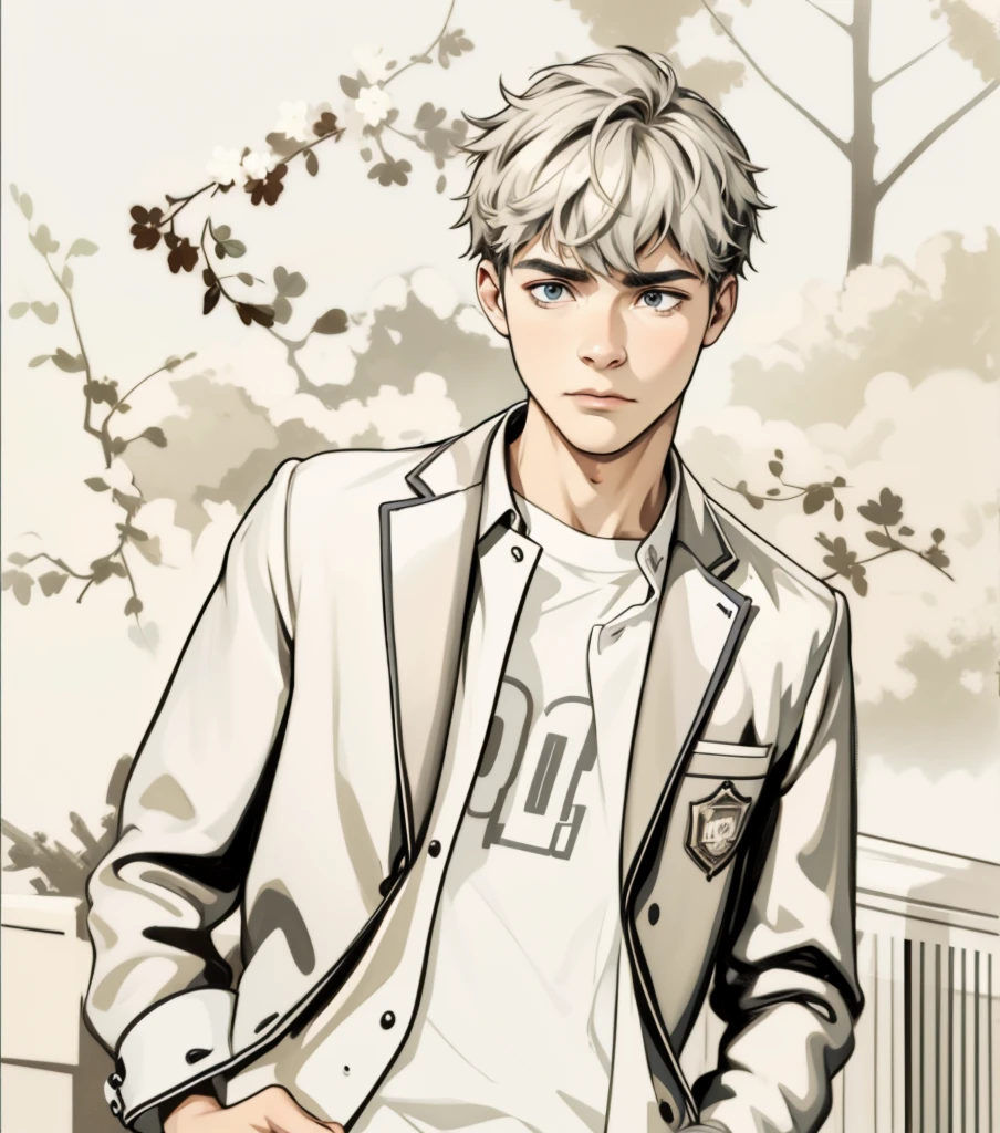 17 year old young man is distrustful and somewhat intrigued
