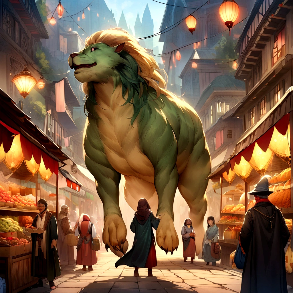 background: A bustling market in the Magic City, Creatures of various shapes and sizes object mysterious artifacts々Where to replace.
letter: Mischievous, Quick finger thief (By Keira) In the mysterious air, Steal powerful amulets from vendors' stalls.{Realistic}