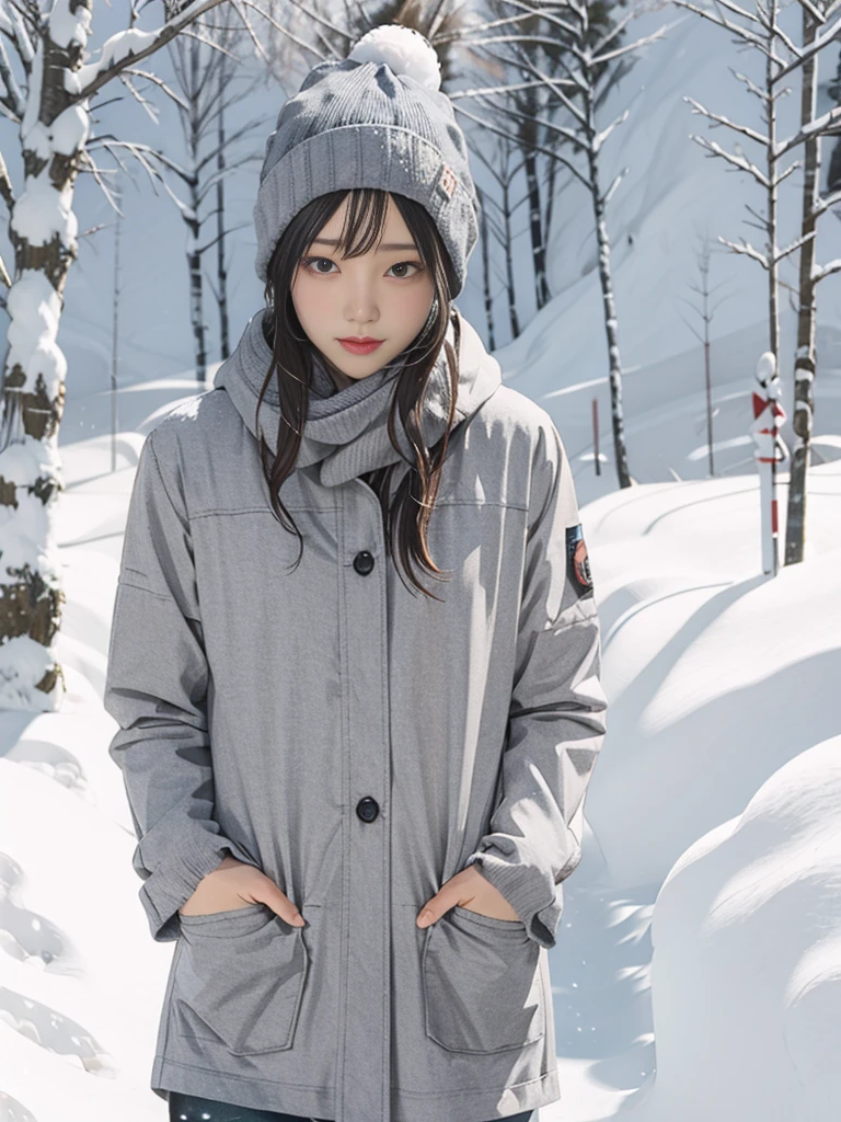 Gray snow,