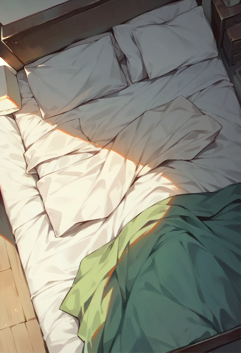 ((masterpiece))((Highest quality))Bed、Angle from directly above