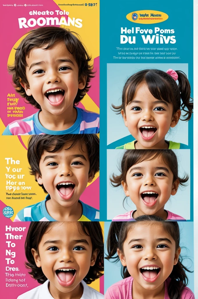 Create covers for tongue twisters for children