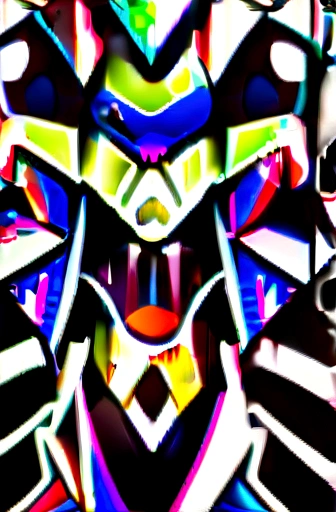 A goblin with a psychotic face.