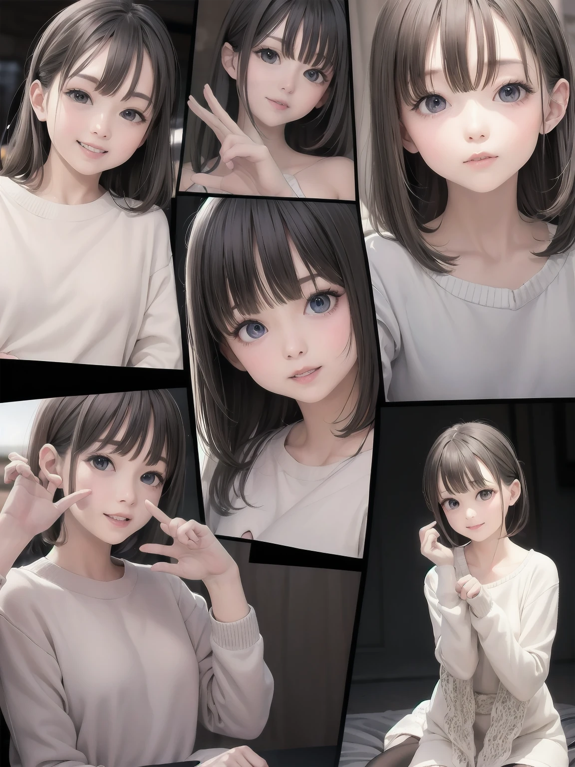 Masterpiece、Cute poses for children