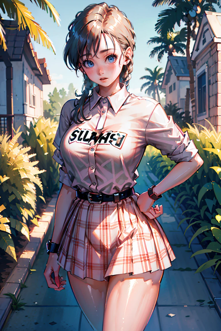 <lora:pixel:0.85>((pixelart))  1girl, solo, black braid hair,  simple background,  black background, portrait
blush,, (black double braids hair:1.3),Girl scout, green shirt, green skirt, white sock, yellow girl scout tie, black school shoes, (stu_nednaree), <lora:stu_nednaree:0.8>