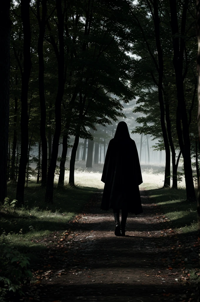 Dark spooky forest