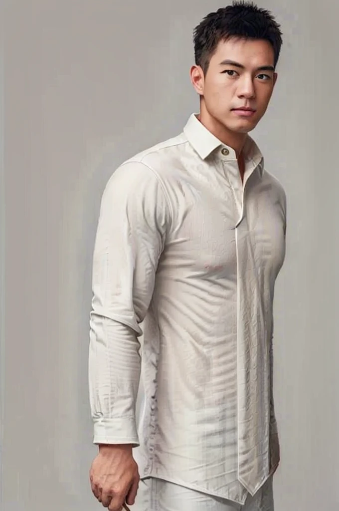 1man,
a 30 y.o muscular male wearing long-sleeve white shirt and tie, wearing leather shoes, full body,
soft lighting,
masterpiece, best quality, 8k uhd, dslr, film grain, Fujifilm XT3 photorealistic painting art by midjourney and greg rutkowski
