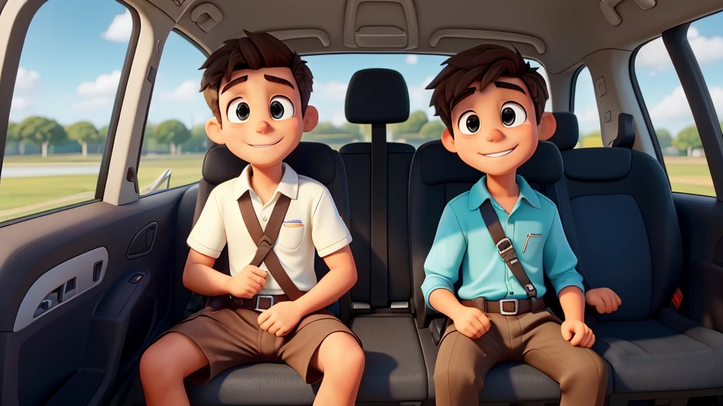 **Title: True friends**

**Chapter 1: The Great Competition**

Lucas e peter eram melhores amigos e adoravam competir em tudo. Be the one who ran faster, who could jump the highest, or whoever arrived at school first, the competition between them never stopped. Lucas always wore his seat belt when he got into the car because he knew it was the right thing to do and that it was the law. peter, on the other hand, I thought it was a waste of time.

**Chapter 2: The Park Challenge**

One day, They decided they would hold a competition in the park to see who could get through the obstacle course the fastest.. They were excited and couldn&#39;t wait to get there. Quando o pai de peter veio buscá-los, Lucas immediately put on his seat belt.. peter, although, got in the car and ignored the seat belt, like always.

**Chapter 3: The accident**

On the way to the park, something unexpected happened. A car made a dangerous maneuver, e o pai de peter teve que frear bruscamente. Lucas, secured by the seat belt, just felt scared. peter, who was without a belt, was thrown forward and hit his arm hard. The pain was immediate, and they realized something was wrong.

**Chapter 4: in hospital**

in hospital, os médicos confirmaram que peter havia fraturado o braço. He was very upset, not just because of the pain, but also for losing the competition in the park. While they waited, Lucas tried to cheer him up, mas peter estava muito pensativo. He knew he was lucky not to get hurt more seriously..

**Chapter 5: An Important Lesson**

After leaving the hospital, peter olhou para Lucas com gratidão e disse: "You were right, the seat belt could have prevented my injury." Lucas smiled and hugged his friend. From that day on, peter prometeu sempre usar o cinto de segurança. They remained friends and competitive, mas agora, they both knew that safety came first. In light of what happened, the two began working at school to raise awareness and impose