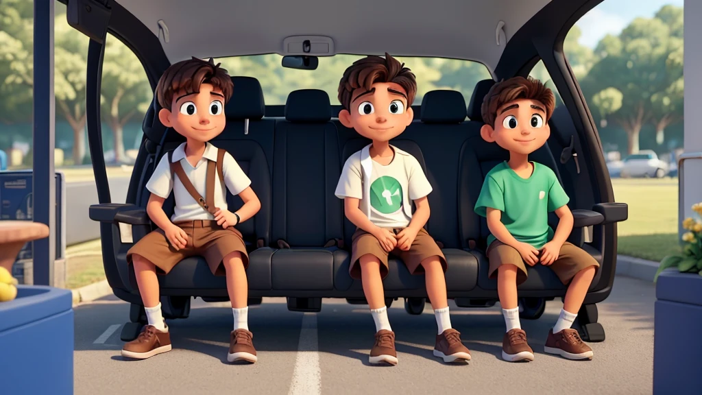 **Title: True friends**
**Chapter 1: The Great Competition**
Lucas e peter eram melhores amigos e adoravam competir em tudo. Be the one who ran faster, who could jump the highest, or whoever arrived at school first, the competition between them never stopped. Lucas always wore his seat belt when he got into the car because he knew it was the right thing to do and that it was the law. peter, on the other hand, I thought it was a waste of time.
**Chapter 2: The Park Challenge**
One day, They decided they would hold a competition in the park to see who could get through the obstacle course the fastest.. They were excited and couldn't wait to get there. Quando o pai de peter veio buscá-los, Lucas immediately put on his seat belt.. peter, although, got in the car and ignored the seat belt, like always.
**Chapter 3: The accident**
On the way to the park, something unexpected happened. A car made a dangerous maneuver, e o pai de peter teve que frear bruscamente. Lucas, secured by the seat belt, just felt scared. peter, who was without a belt, was thrown forward and hit his arm hard. The pain was immediate, and they realized something was wrong.
**Chapter 4: in hospital**
in hospital, os médicos confirmaram que peter havia fraturado o braço. He was very upset, not just because of the pain, but also for losing the competition in the park. While they waited, Lucas tried to cheer him up, mas peter estava muito pensativo. He knew he was lucky not to get hurt more seriously..
**Chapter 5: An Important Lesson**
After leaving the hospital, peter olhou para Lucas com gratidão e disse: "You were right, the seat belt could have prevented my injury." Lucas smiled and hugged his friend. From that day on, peter prometeu sempre usar o cinto de segurança. They remained friends and competitive, mas agora, they both knew that safety came first. In light of what happened, the two began working at school to raise awareness and impose