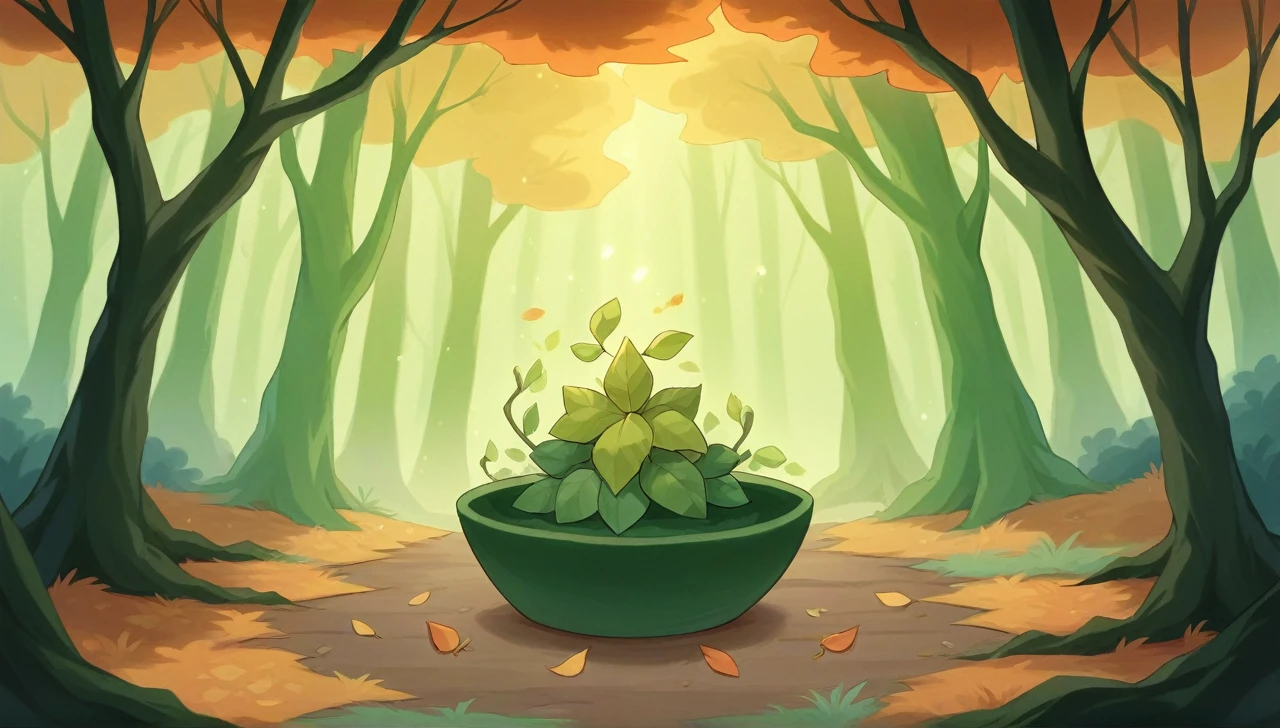 9:40

KB/s 5G

71%

A whimsical miniature figure composed of delicately arranged autumn leaves, poised in a carefree dance on the rim of a weathered, moss-covered terracotta pot, set against a lush, vibrant forest backdrop, where dappled sunlight filters through the canopy above, casting intricate shadows. The overall aesthetic is ethereal, with warm, earthy tones of sienna, umber, and olive green, infused with hints of emerald and golden light, evoking a sense of wonder and enchantment, as if plucked from a fantastical realm.

+
