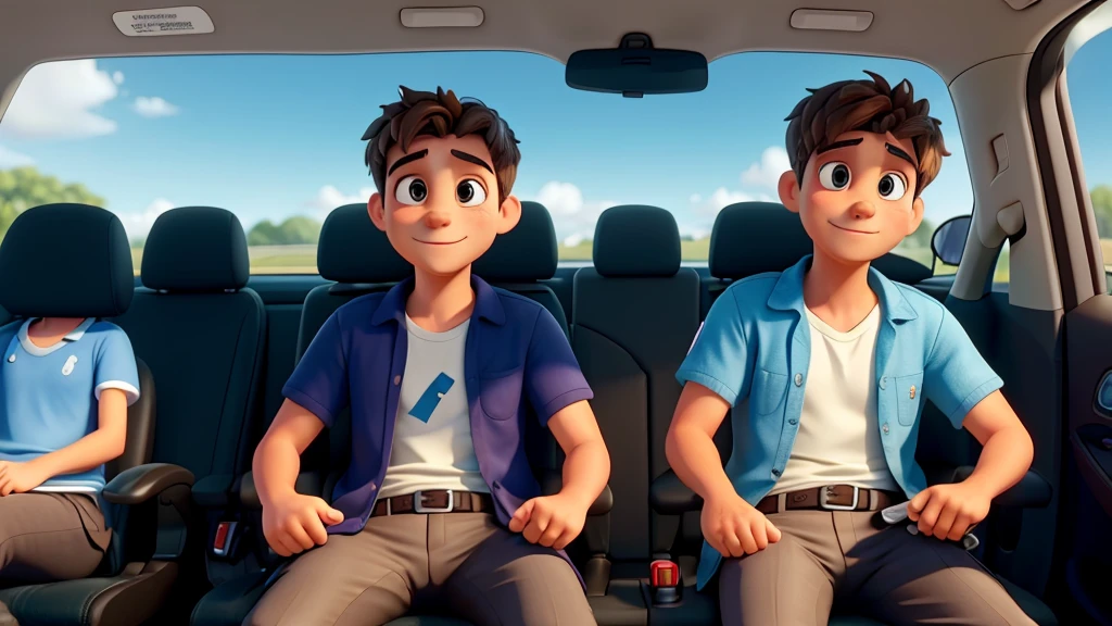 **Title: True friends**
**Chapter 1: The Great Competition**
Lucas e peter eram melhores amigos e adoravam competir em tudo. Be the one who ran faster, who could jump the highest, or whoever arrived at school first, the competition between them never stopped. Lucas always wore his seat belt when he got into the car because he knew it was the right thing to do and that it was the law. peter, on the other hand, I thought it was a waste of time.
**Chapter 2: The Park Challenge**
One day, They decided they would hold a competition in the park to see who could get through the obstacle course the fastest.. They were excited and couldn't wait to get there. Quando o pai de peter veio buscá-los, Lucas immediately put on his seat belt.. peter, although, got in the car and ignored the seat belt, like always.
**Chapter 3: The accident**
On the way to the park, something unexpected happened. A car made a dangerous maneuver, e o pai de peter teve que frear bruscamente. Lucas, secured by the seat belt, just felt scared. peter, who was without a belt, was thrown forward and hit his arm hard. The pain was immediate, and they realized something was wrong.
**Chapter 4: in hospital**
in hospital, os médicos confirmaram que peter havia fraturado o braço. He was very upset, not just because of the pain, but also for losing the competition in the park. While they waited, Lucas tried to cheer him up, mas peter estava muito pensativo. He knew he was lucky not to get hurt more seriously..
**Chapter 5: An Important Lesson**
After leaving the hospital, peter olhou para Lucas com gratidão e disse: "You were right, the seat belt could have prevented my injury." Lucas smiled and hugged his friend. From that day on, peter prometeu sempre usar o cinto de segurança. They remained friends and competitive, mas agora, they both knew that safety came first. In light of what happened, the two began working at school to raise awareness and impose