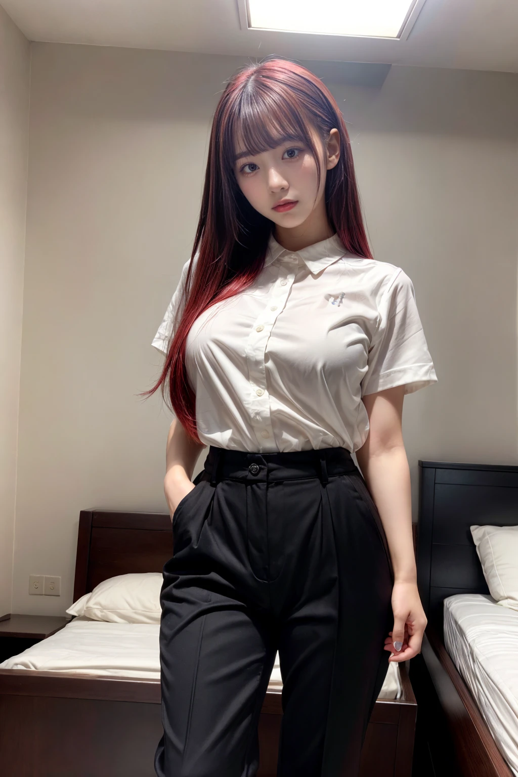 (8K、top-quality、masterpiece:1.2)、(reallistic、Photorealsitic:1.2)、 sitting on、(((pantyshot)))、(((Spread your legs apart)))、独奏、Beautiful Definition Sky、natta、Wet、watching at viewers、(Sit up:1.5)、date、large full breasts、Chest emphasis、Valley、mirai、 (nose blush)、A smile、large full breasts、Fine and beautiful eyes、)、(Dark blonde hair:1)、(short-hair:1.1)、pantyshot, Spread your legs apart, skirt by the, student clothes, white panties, sockes, A dark-haired, The shirt, bblurry, blurry backround, knee high, white shirt, lowfers, life-like, length hair, s lips, Brown-eyed, Black socks, neck tie, pleatedskirt, the bow, head rest, looking to side, plein air, Brown Footwear, masterpiece, top-quality, ultra-detailliert、(((pantyshot)))、(((Spread your legs apart)))、