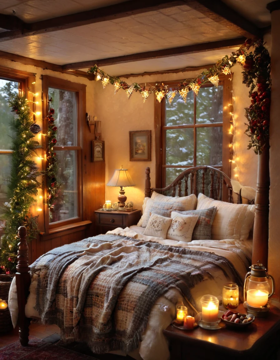 with a blanket, thomas kinkade. cute cozy room, cozy and calm, cozy setting, very cozy, cozy wallpaper, cozy room, cozy place, cozy and peaceful atmosphere, cosy enchanted scene, cozy candlelight, cozy environment, cozy bed, soothing and cozy landscape, cozy atmosphere, cosy fireplace