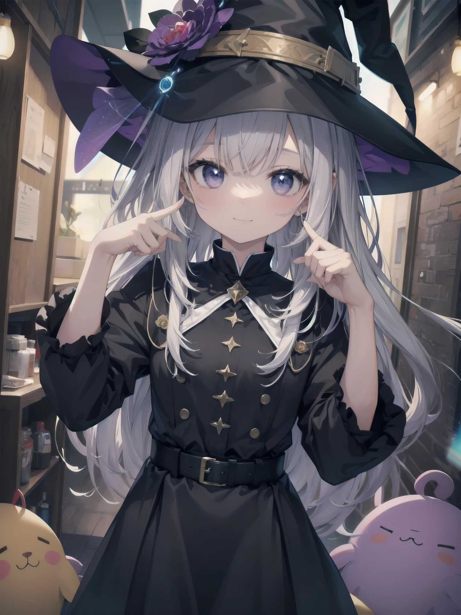 Masterpiece、Happiness Space、A little witch with a cute pose
