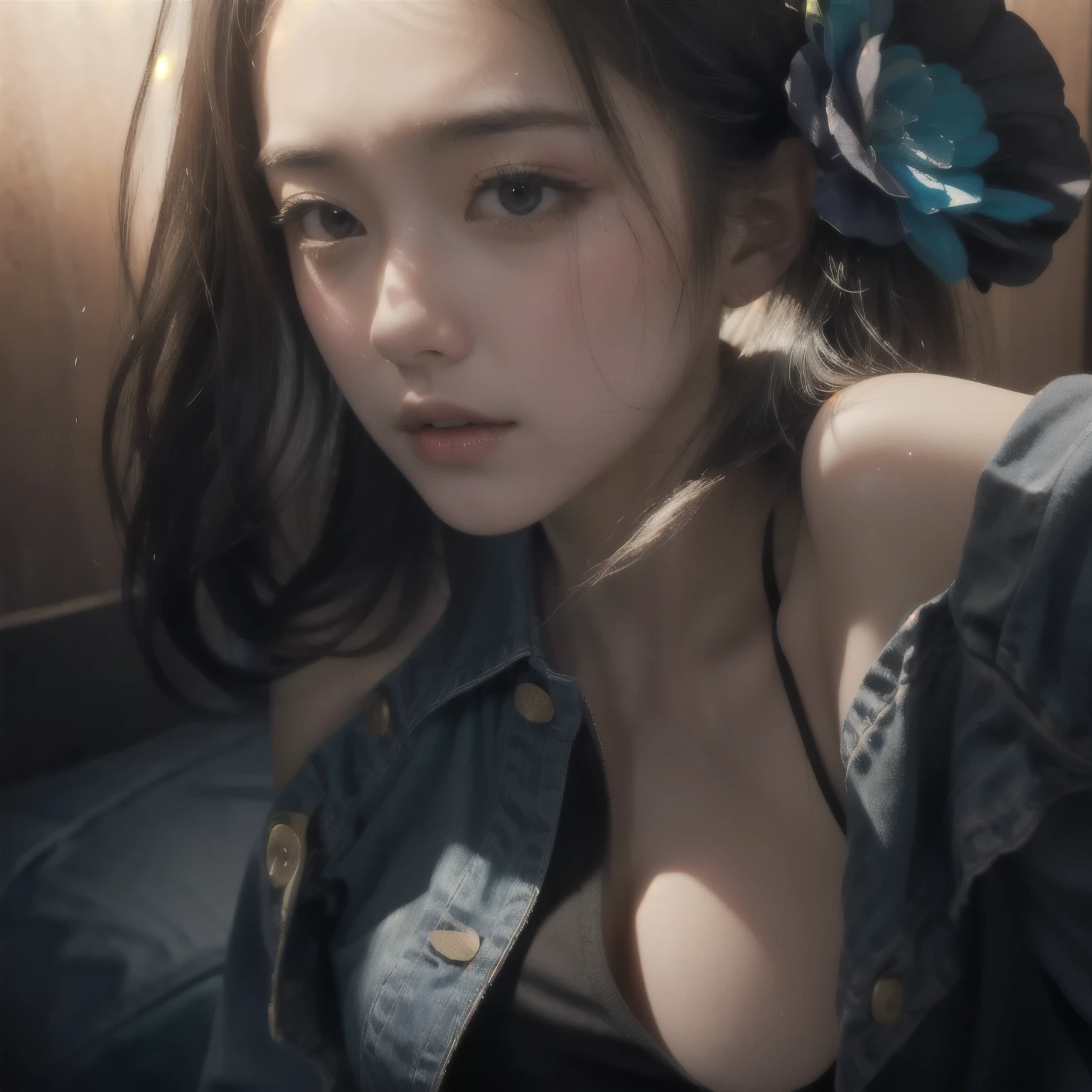 Bare leaky shoulders