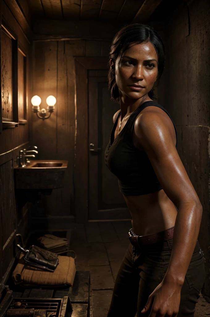 make a dark thumnail of uncharted the lost legacy
